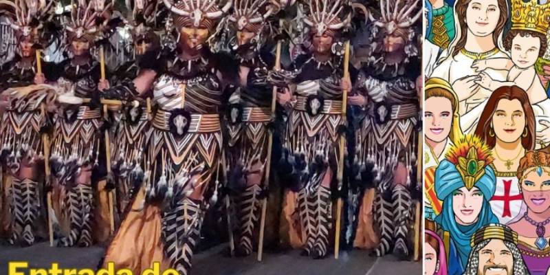 FIESTA MOROS AND CRISTIANOS IN SANTA POLA.