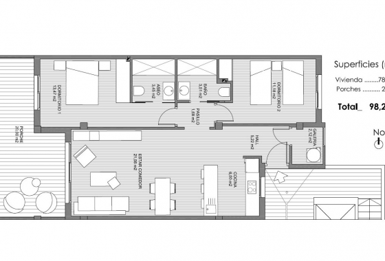 New Build - Apartment / flat - El Raso