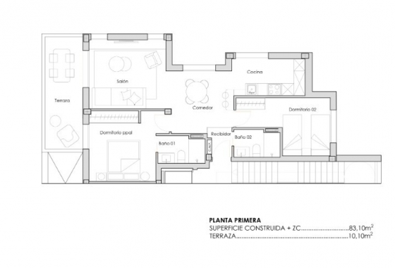 Obra nueva - Apartamento / piso - Torre Pacheco