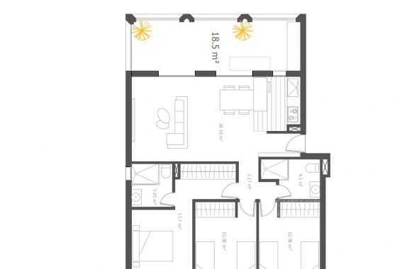 Obra nueva - Apartamento / piso - Villajoyosa