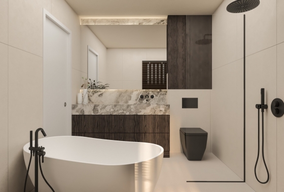 Obra nueva - Villa - La Manga del Mar Menor - Playa Honda
